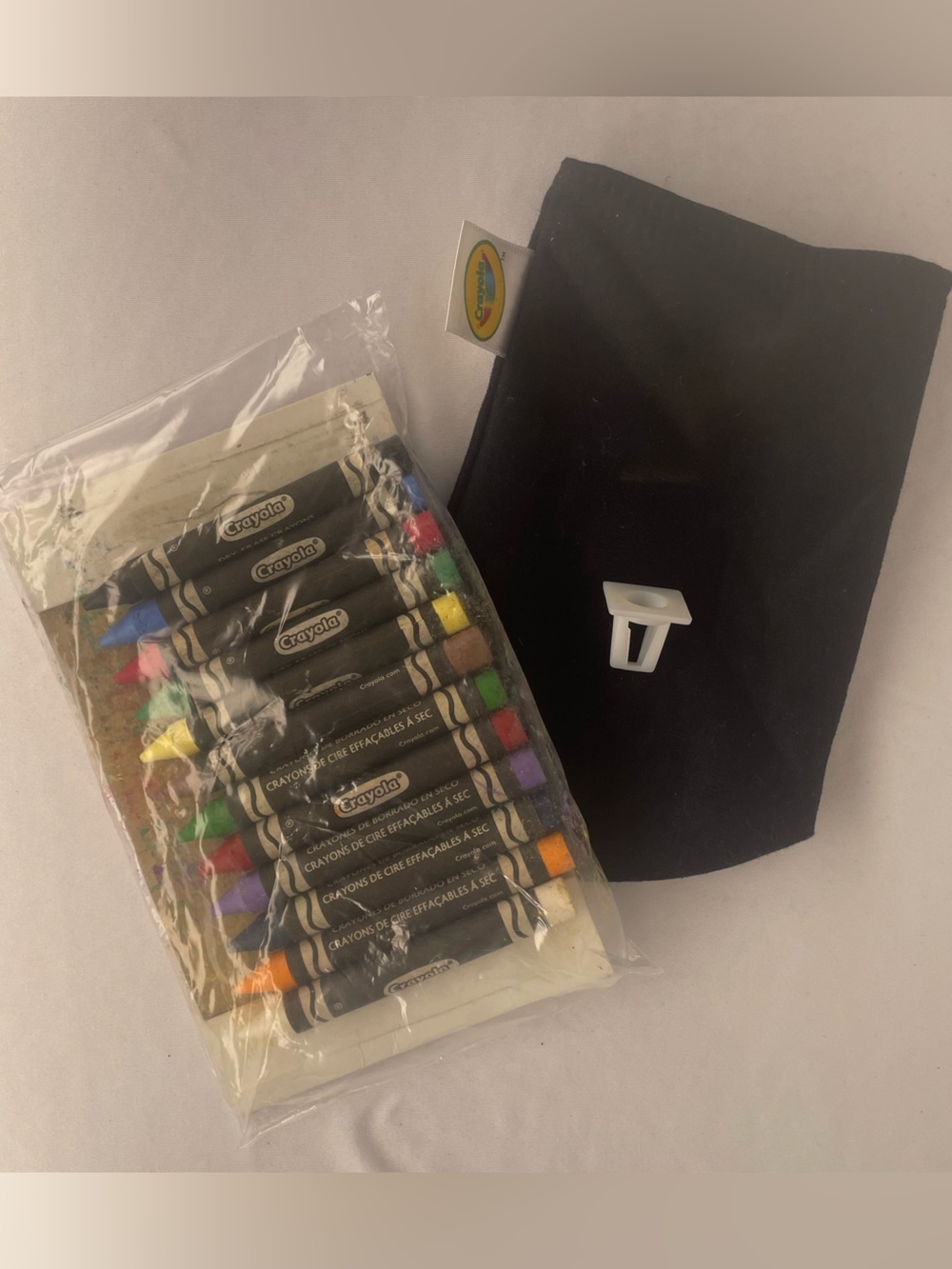 Nwop Crayola Dry-Erase Crayon Set (12 Colors + Storage Bag & Sharpener) 🖍️